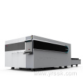 2000w Stainless Steel Whole Cover Fiber Laser Cutting Machine In With Exchange Platforms